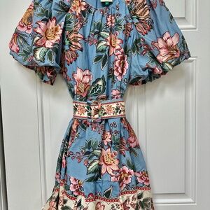 Farm Rio Bouquet Mini Dress